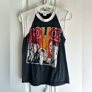 The Police Vintage Graphic Raglan Concert Tee